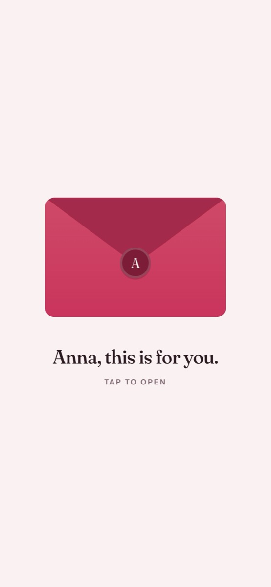 The envelope they tap